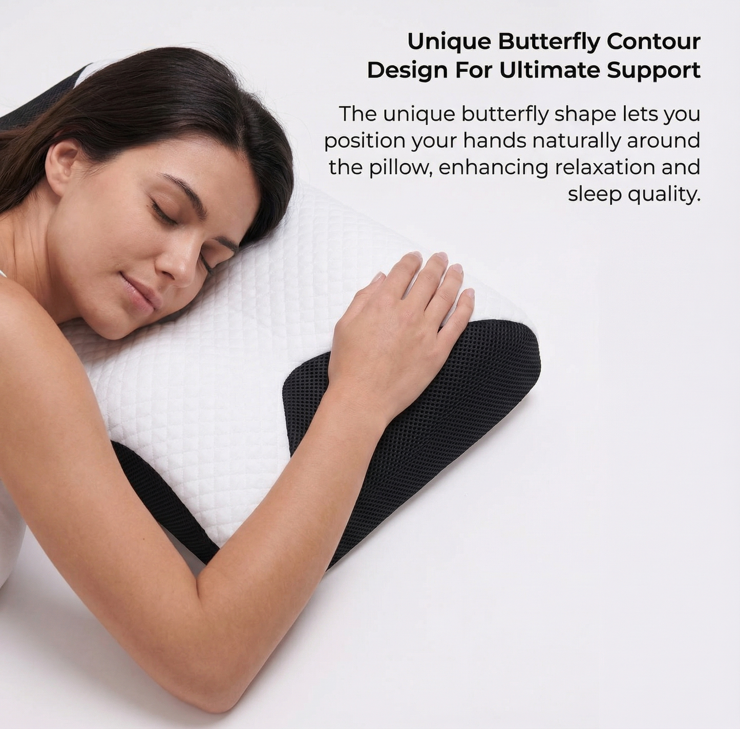 Neck Support Pillow, Premium Memory Foam - Quinn Ergo