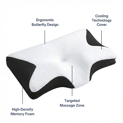 Neck Support Pillow, Premium Memory Foam - Quinn Ergo